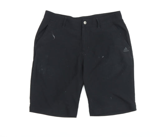 Adidas Men's Black Chino Shorts, Size 32, Casual
