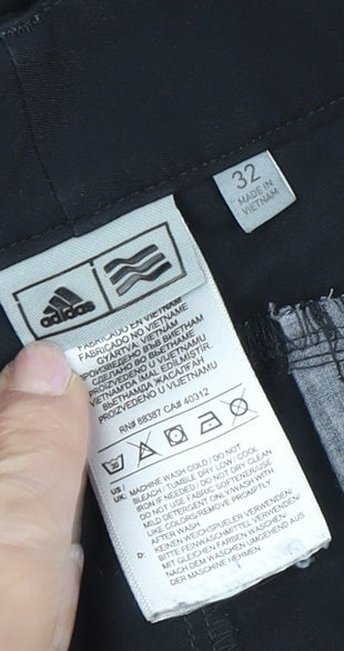 Adidas Men's Black Chino Shorts, Size 32, Casual