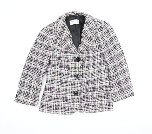 Precis Petite Women's Check Blazer Multicoloured UK 4
