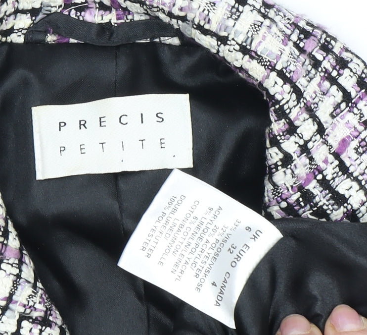 Precis Petite Women's Check Blazer Multicoloured UK 4