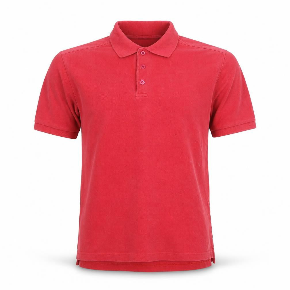 Jaeger Men's Red Polo Shirt S Short Sleeve