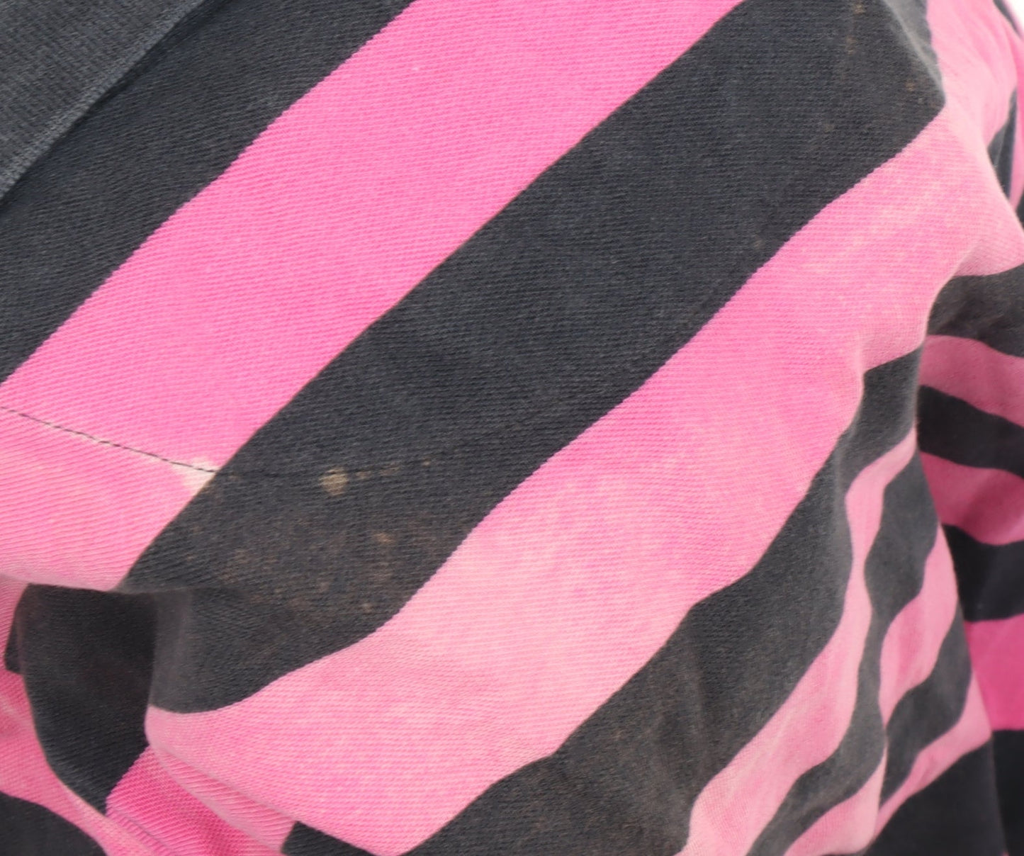 Brook Taverner Men's Polo XL Pink Striped Short Sleeve