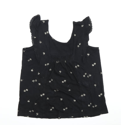 Womens UK Size 12 Fat Face Black  Blouse