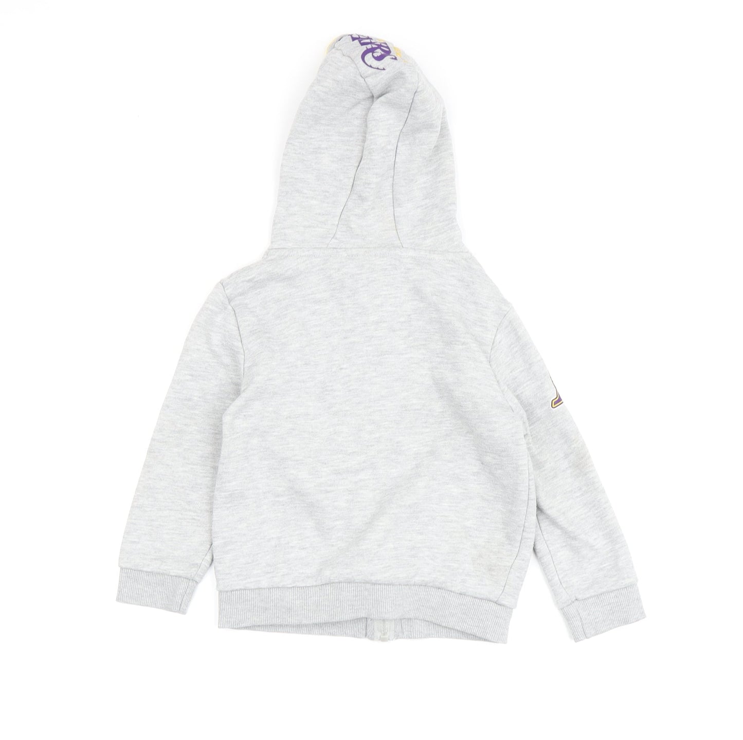 NBA Boys Grey LA Lakers Hooded Jacket 3-4 Years