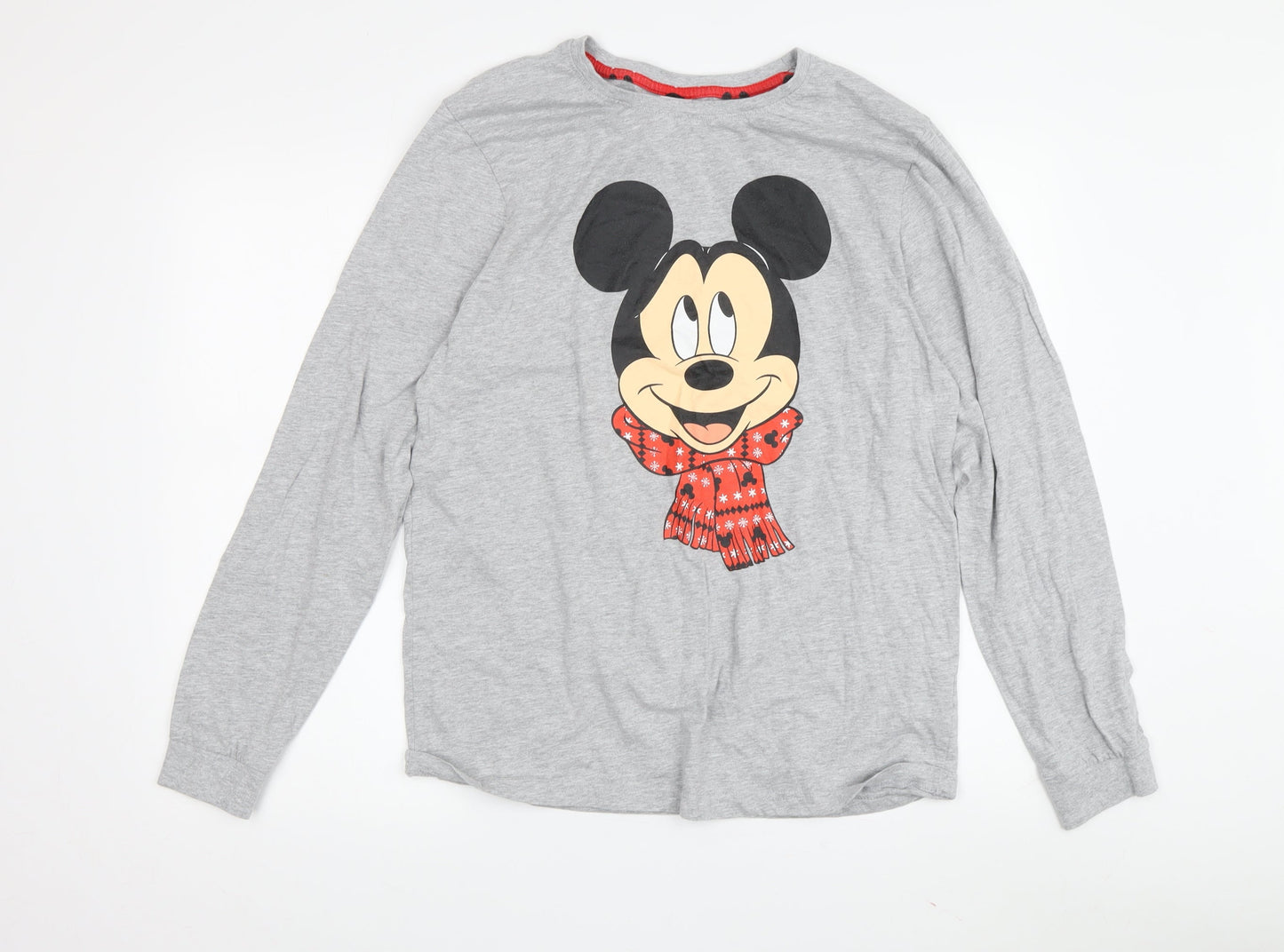 Unisex Adults UK Size M Disney Grey Jersey T-Shirt