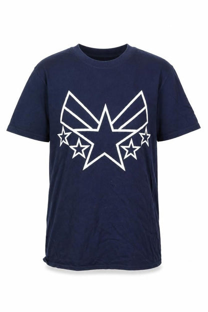 Mens UK Size M Marvel Blue  T-Shirt
