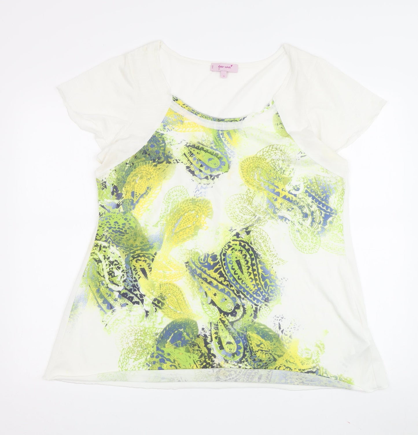 Womens UK Size 16 Marks and Spencer Multicoloured  T-Shirt