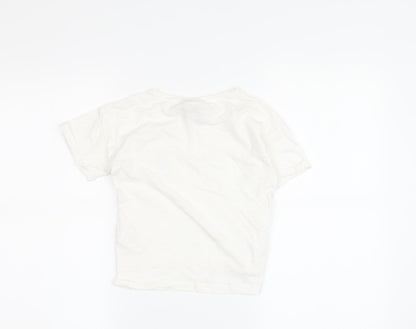 Peanuts Girls White Snoopy T-Shirt, Size 3-4 Years
