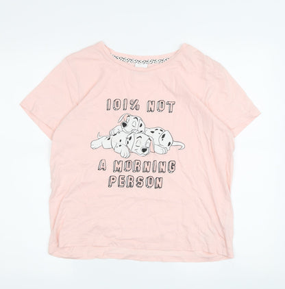 Teens UK Size L Disney Pink  T-Shirt