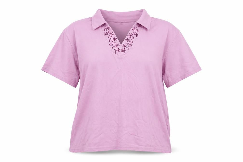 Womens UK Size XL EWM Pure Classics Pink  Polo