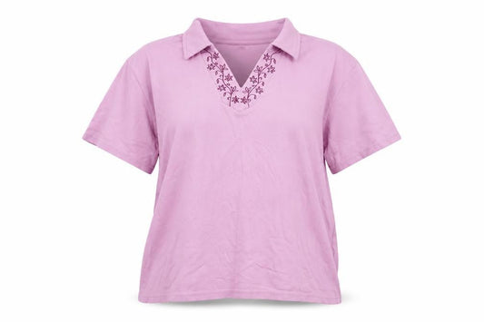 Womens UK Size XL EWM Pure Classics Pink  Polo