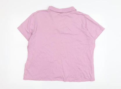 EWM Pure Classics Women's Pink Polo Shirt XL