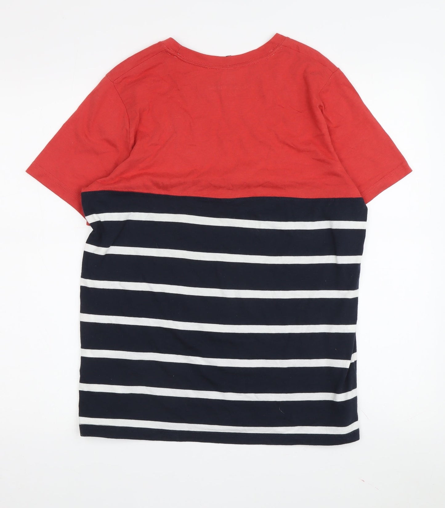 Abercrombie Kids Boys' Red Striped T-Shirt, 16 Years, Casual
