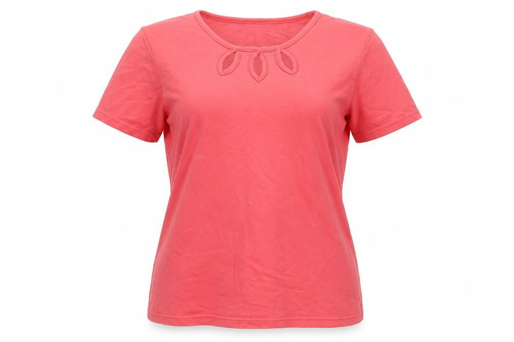 Womens UK Size S Isle Essentials Pink  T-Shirt