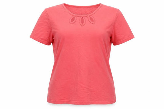 Womens UK Size S Isle Essentials Pink  T-Shirt