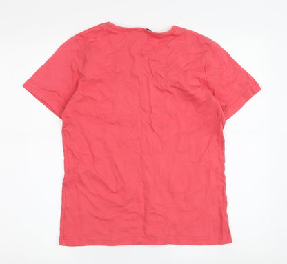 Womens UK Size S Isle Essentials Pink  T-Shirt