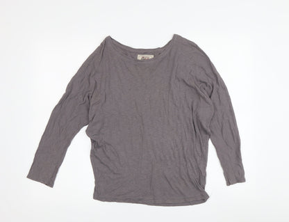 Arabella & Addison Women’s Grey Long Sleeve T-Shirt S