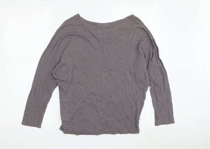 Arabella & Addison Women’s Grey Long Sleeve T-Shirt S