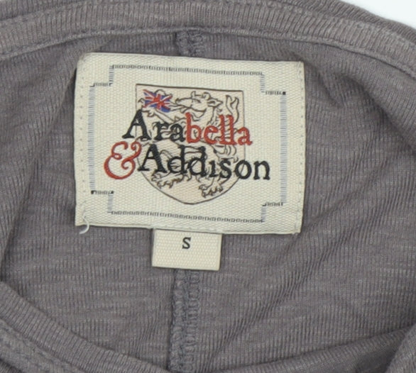 Arabella & Addison Women’s Grey Long Sleeve T-Shirt S