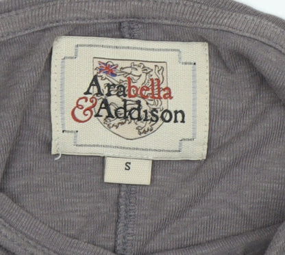 Arabella & Addison Women’s Grey Long Sleeve T-Shirt S