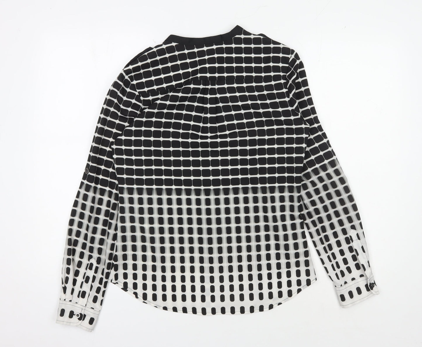 Calvin Klein Women's XS Black Geometric Blouse