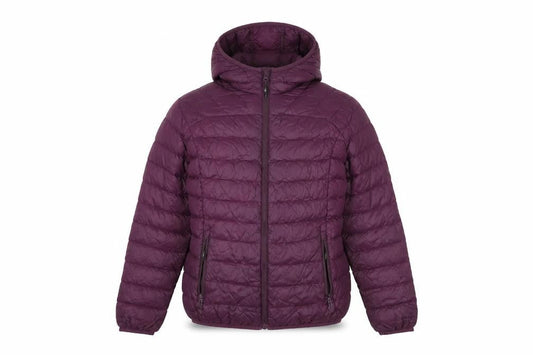 Womens UK Size 10 Trespass Purple Puffer Jacket