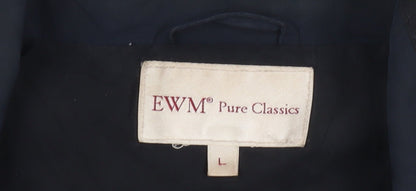Mens UK Size L EWM Pure Classics Black Basic Jacket