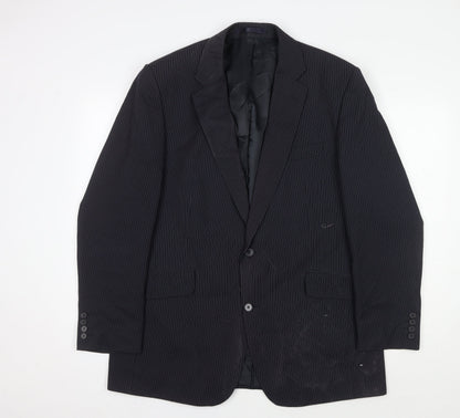 Mens UK Size 44 Centaur Regular Black Suit Jacket