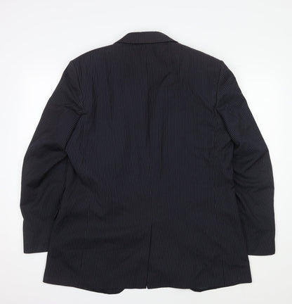 Mens UK Size 44 Centaur Regular Black Suit Jacket