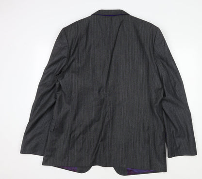 Mens UK Size 44 Ted Baker Regular Grey Suit Jacket