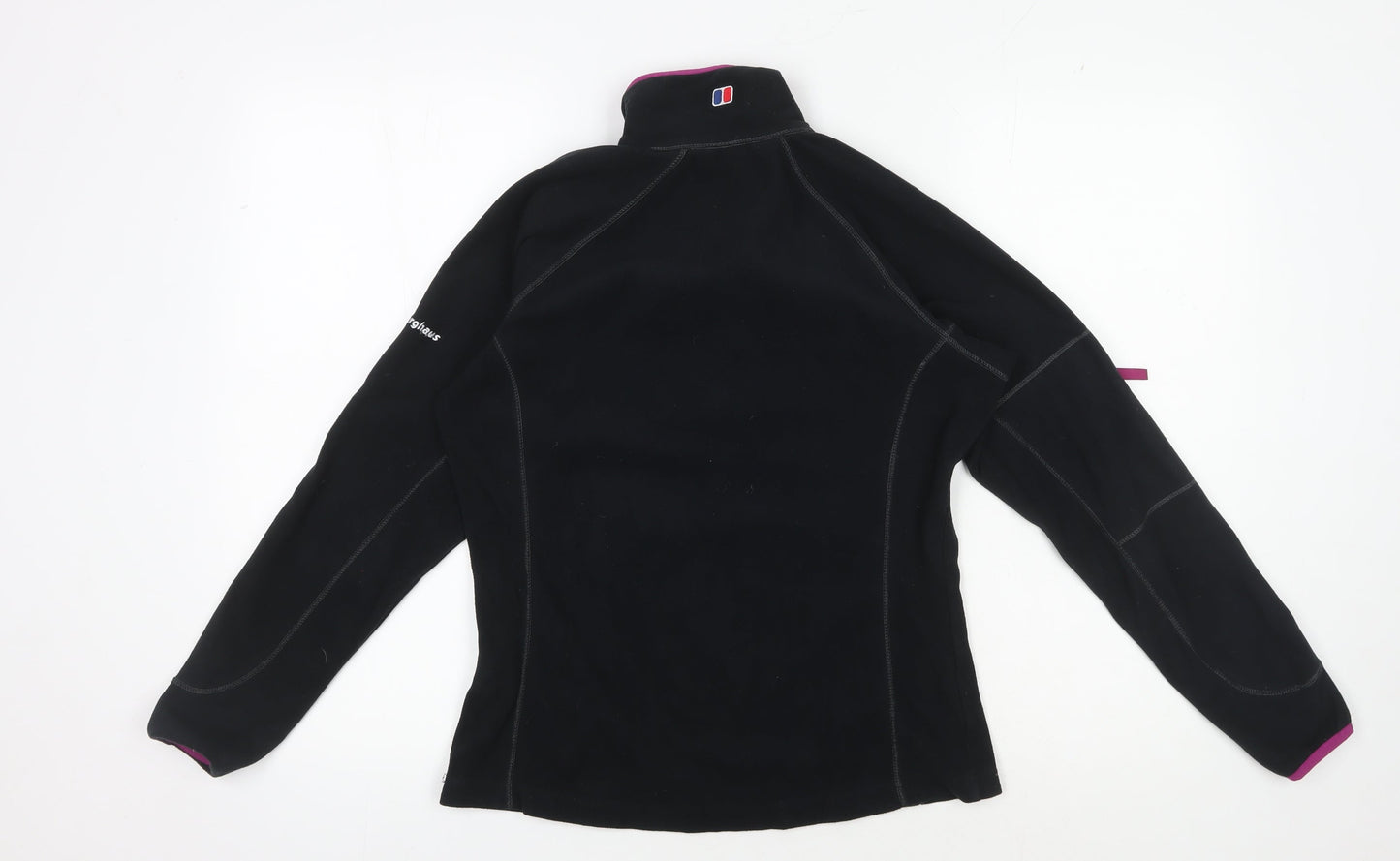 Berghaus Women's Black Fleece Half-Zip Sweatshirt Size 10