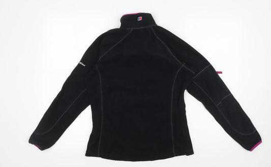 Berghaus Women's Black Fleece Half-Zip Sweatshirt Size 10