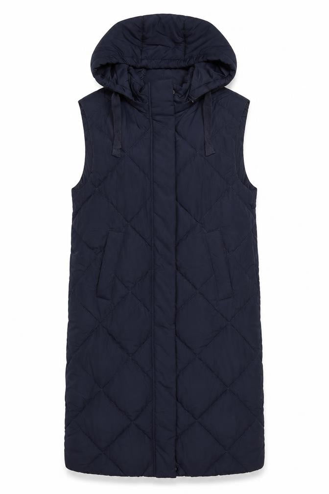 Marks & Spencer Women's Black Quilted Sleeveless Jacket