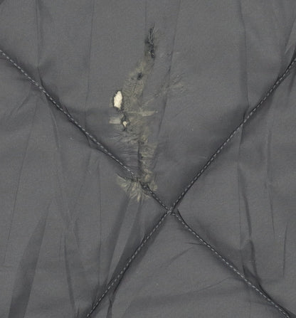 Womens UK Size 10 Marks and Spencer Black Quilted Coat