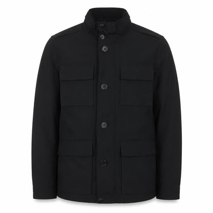 Mens UK Size S Marks and Spencer Black Military Jacket