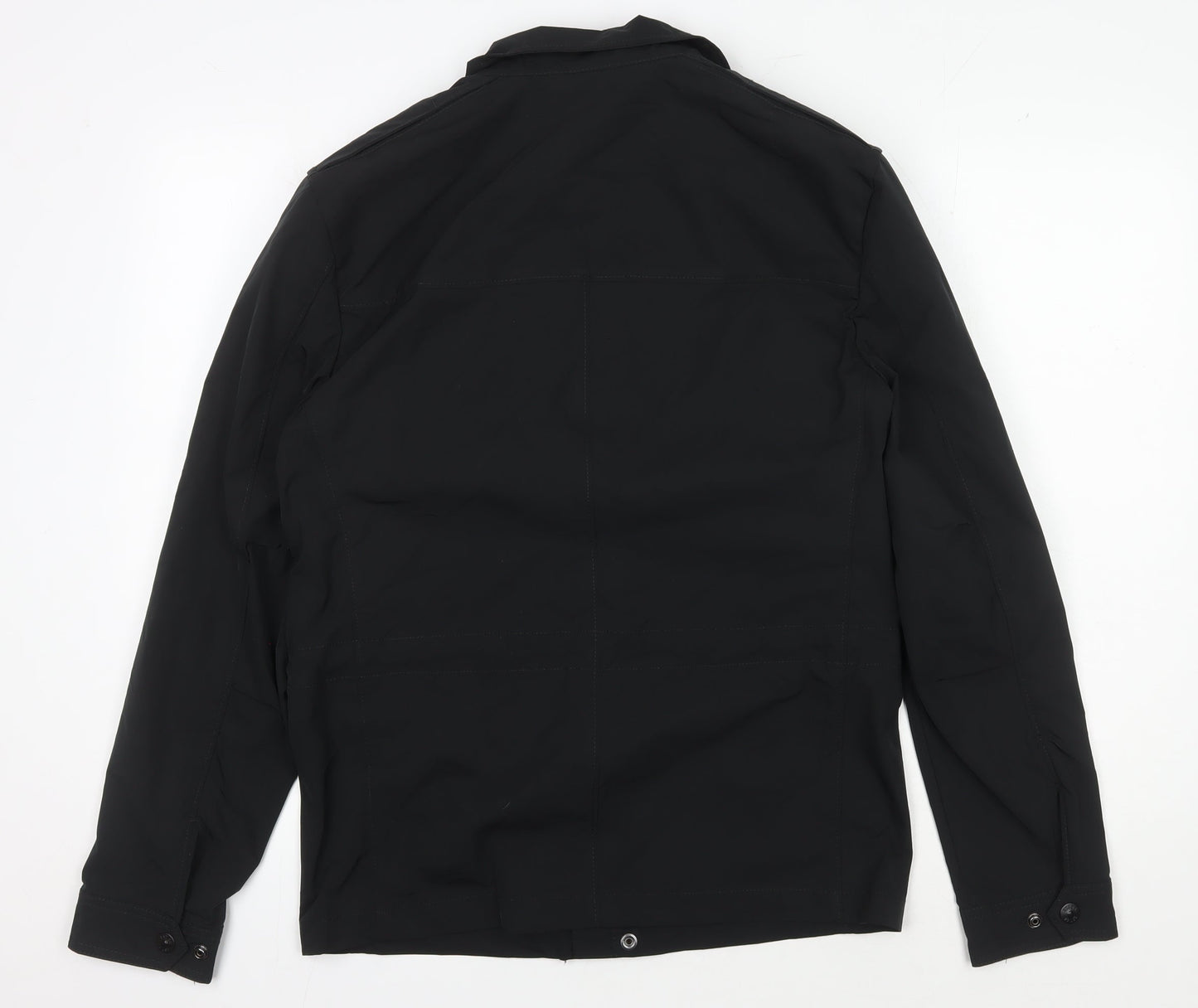 Mens UK Size S Marks and Spencer Black Military Jacket