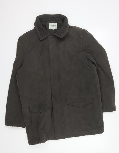 Mens UK Size M Greenwoods Green Overcoat