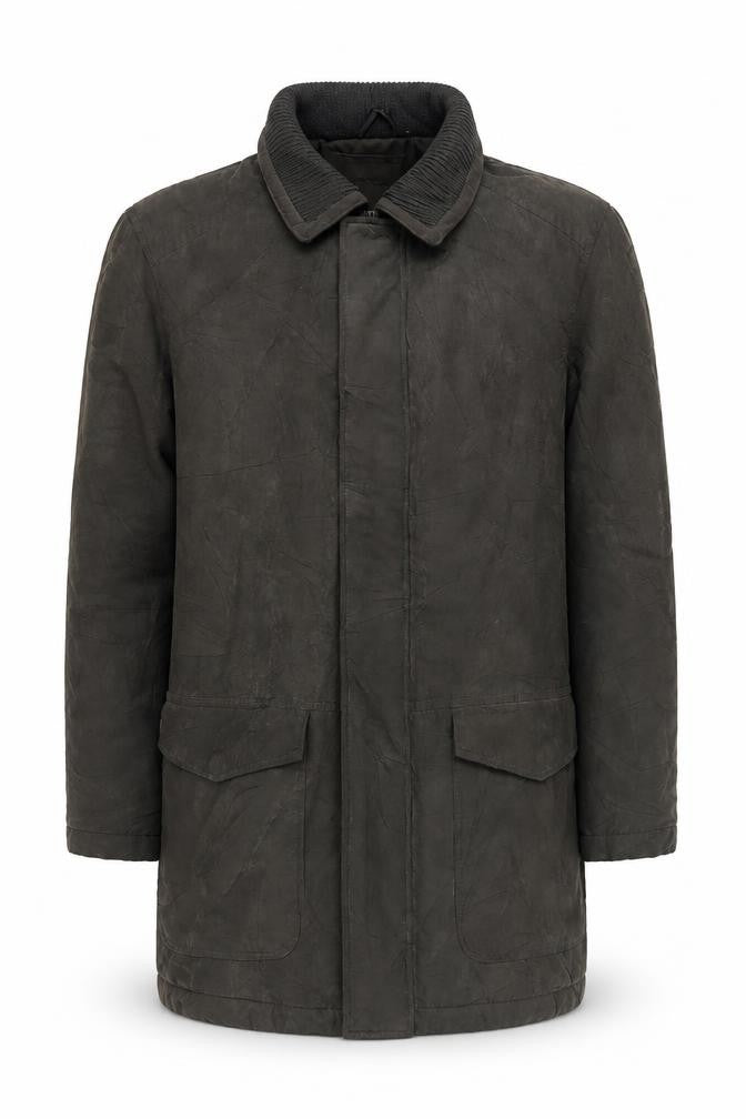 Mens UK Size M Greenwoods Green Overcoat