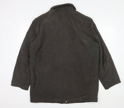 Mens UK Size M Greenwoods Green Overcoat