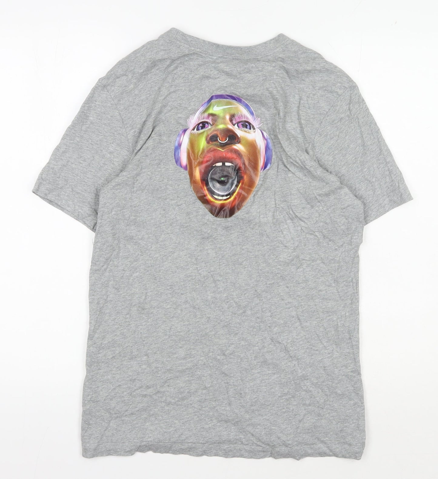 Nike Men's Grey London Graphic Print T-Shirt S