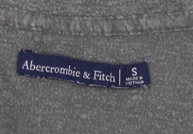 Abercrombie & Fitch Women's Green Long Sleeve T-Shirt