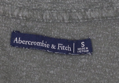 Abercrombie & Fitch Women's Green Long Sleeve T-Shirt