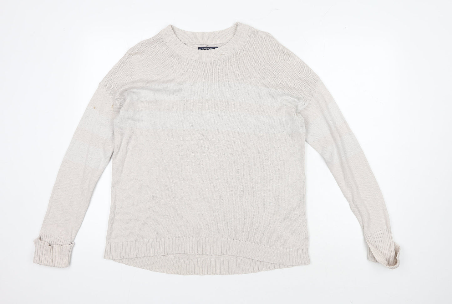 American Eagle Women's Ivory M Pullover Jumper