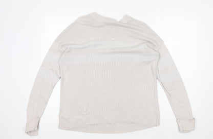 American Eagle Women's Ivory M Pullover Jumper