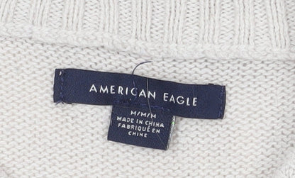 American Eagle Women's Ivory M Pullover Jumper