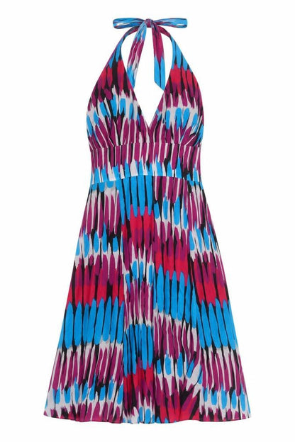 Woolworths Women's Multicoloured Halter Dress Size 10