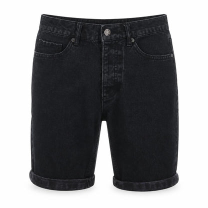 Topman Men's Black Denim Shorts Size 28 Slim Fit
