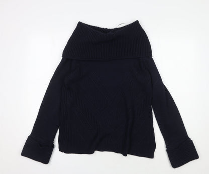 Womens UK Size S Oasis Black Jumper Jumper