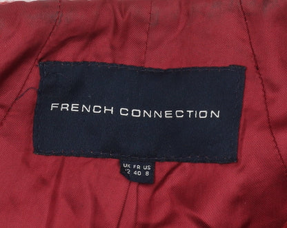 French Connection Women's Red Coat Size 12
