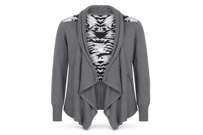 Womens UK Size 14 Mint Velvet Grey Cardigan Jumper